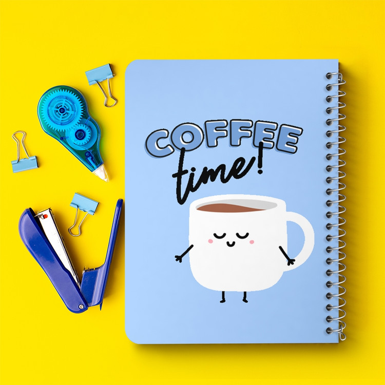 دفتر لیست خرید 50 برگ خندالو طرح قهوه Coffee کد 22007