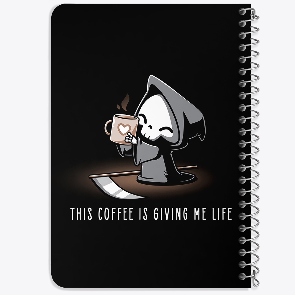 دفتر لیست خرید 50 برگ خندالو طرح قهوه Coffee کد 22002