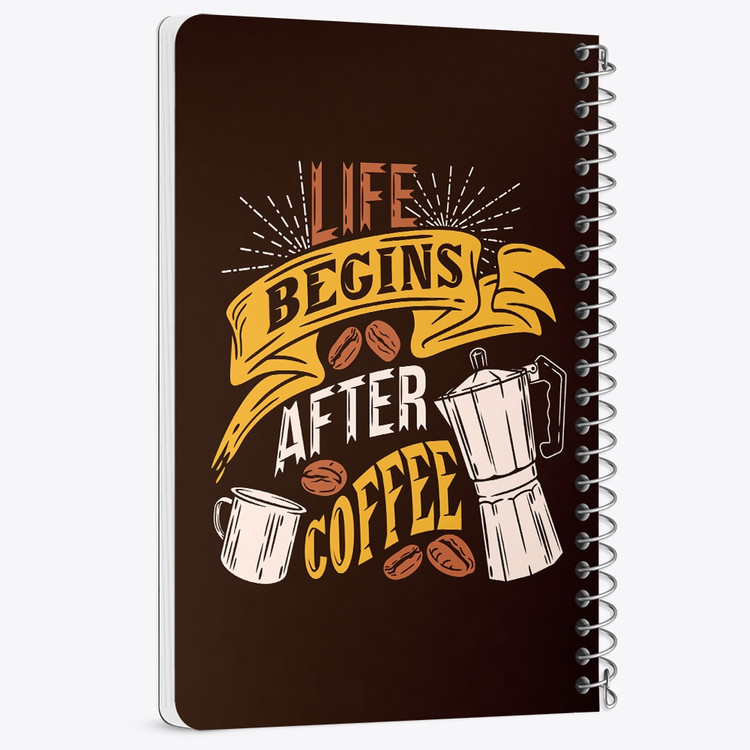 دفتر لیست خرید 50 برگ خندالو طرح قهوه Coffee کد 22000
