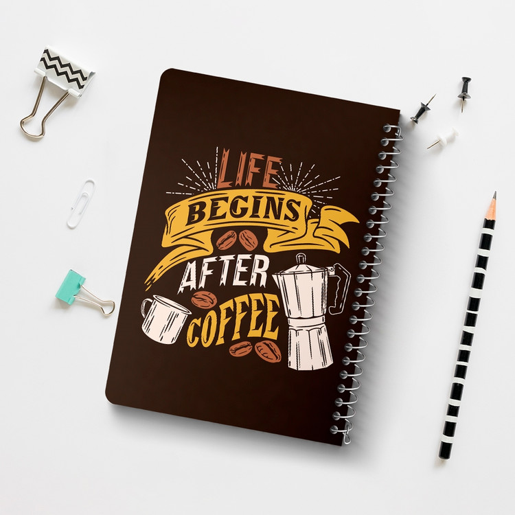 دفتر لیست خرید 50 برگ خندالو طرح قهوه Coffee کد 22000