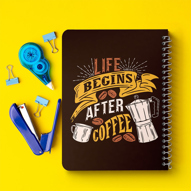 دفتر لیست خرید 50 برگ خندالو طرح قهوه Coffee کد 22000