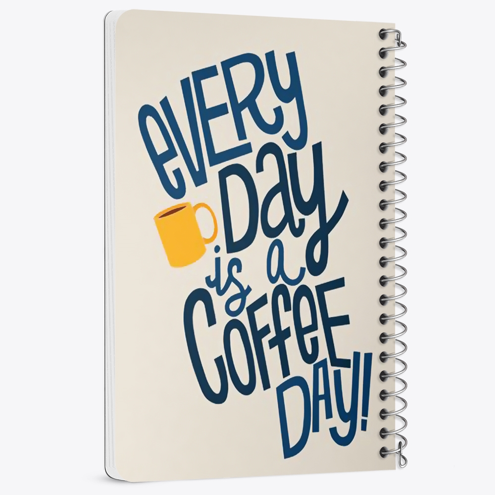 دفتر لیست خرید 50 برگ خندالو طرح قهوه Coffee کد 21999