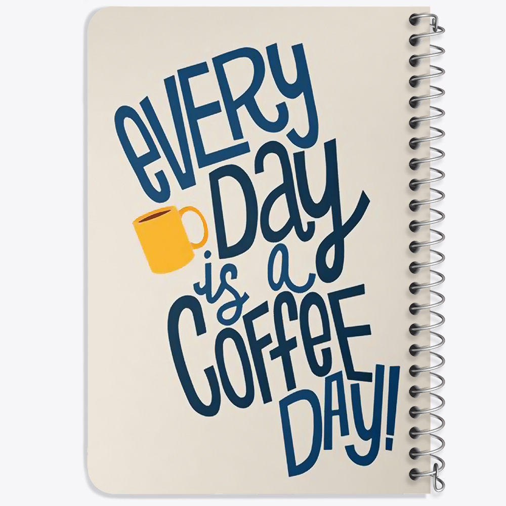 دفتر لیست خرید 50 برگ خندالو طرح قهوه Coffee کد 21999