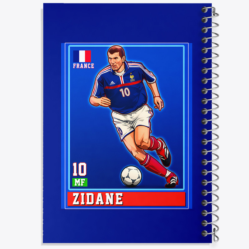 دفتر مشق 50 برگ خندالو طرح زیدان (Zidane) کد N8257