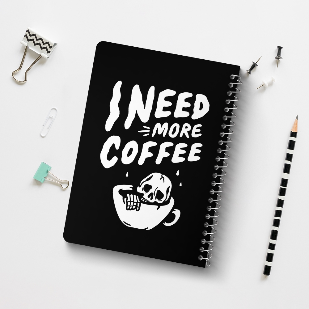 دفتر لیست خرید 50 برگ خندالو طرح قهوه Coffee کد 21994