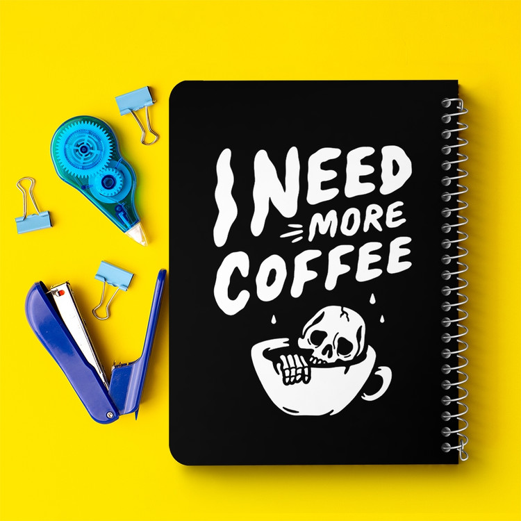 دفتر لیست خرید 50 برگ خندالو طرح قهوه Coffee کد 21994