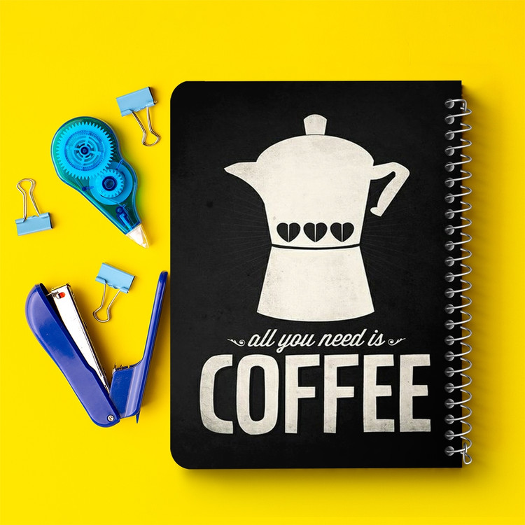 دفتر لیست خرید 50 برگ خندالو طرح قهوه Coffee کد 21992