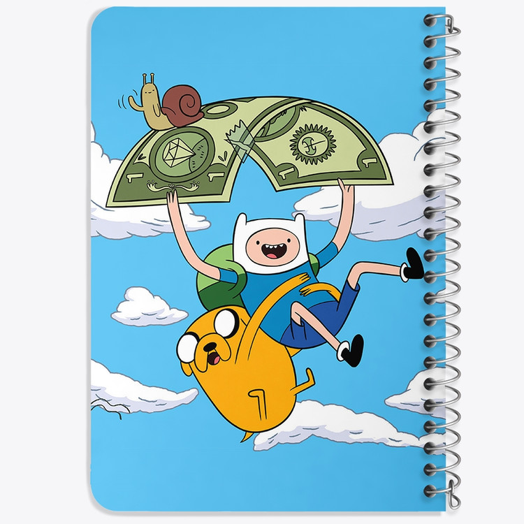 دفتر لیست خرید 50 برگ خندالو طرح جیک و فین وقت ماجراجویی Adventure Time کد 20857