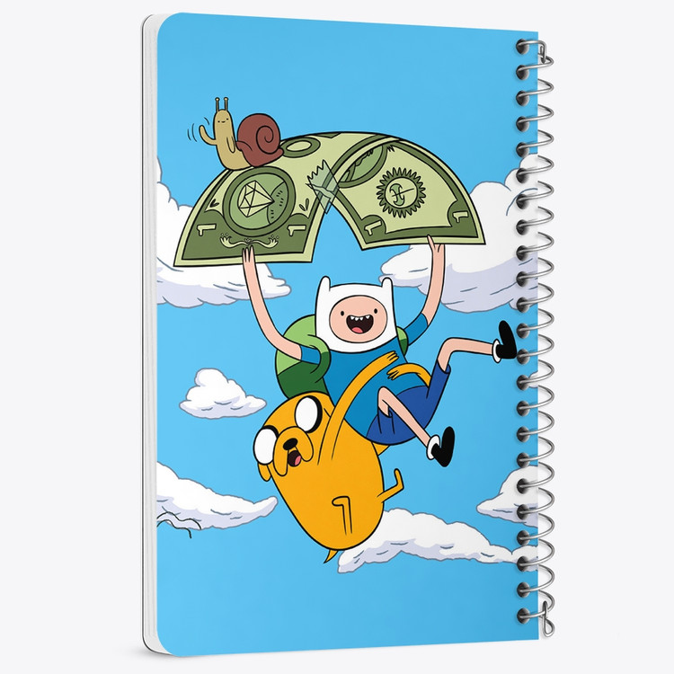 دفتر لیست خرید 50 برگ خندالو طرح جیک و فین وقت ماجراجویی Adventure Time کد 20857