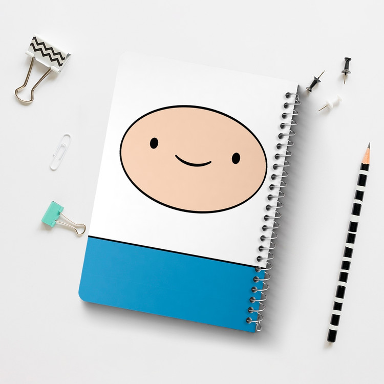 دفتر لیست خرید 50 برگ خندالو طرح فین وقت ماجراجویی Adventure Time کد 20844
