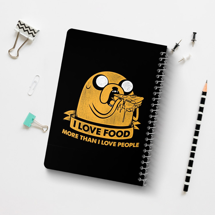 دفتر لیست خرید 50 برگ خندالو طرح جیک وقت ماجراجویی Adventure Time کد 20833