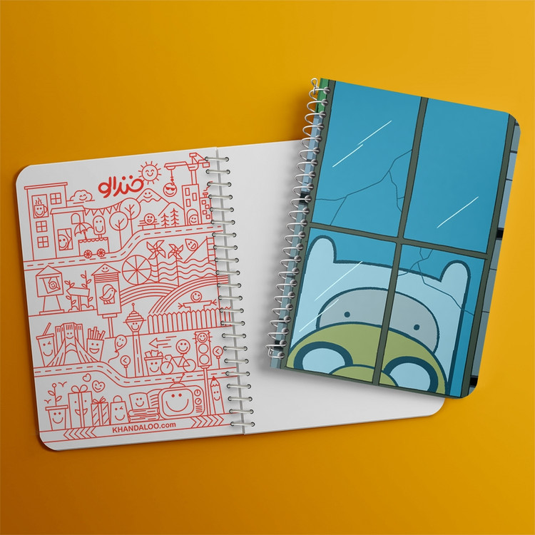 دفتر لیست خرید 50 برگ خندالو طرح جیک و فین وقت ماجراجویی Adventure Time کد 20828