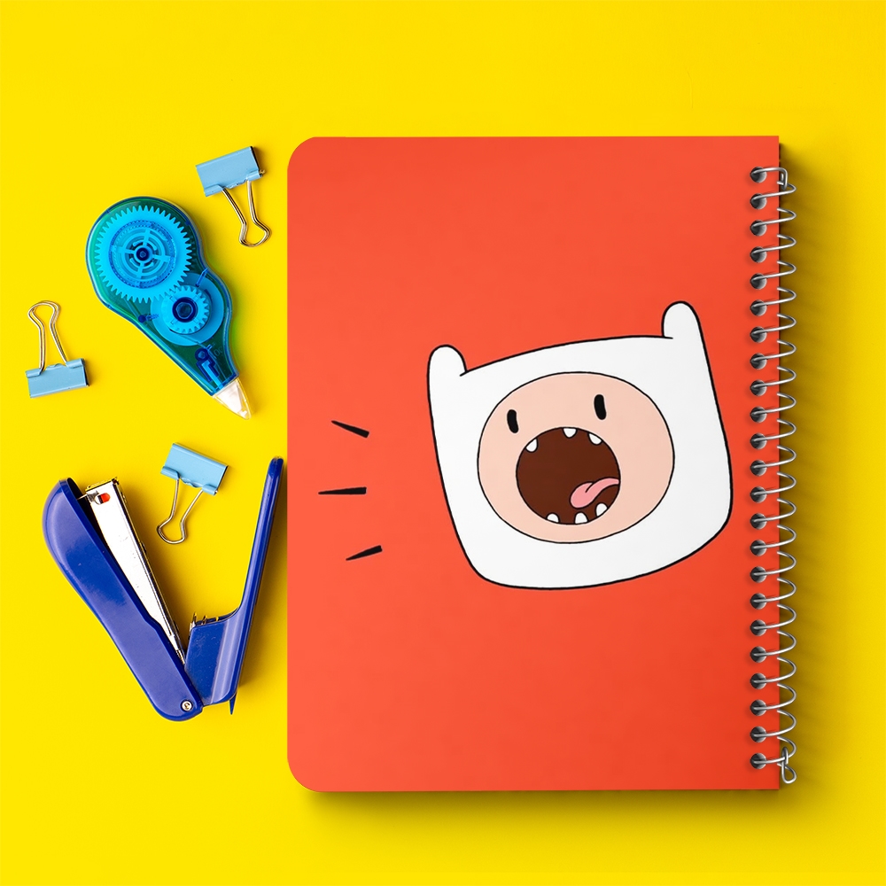 دفتر لیست خرید 50 برگ خندالو طرح فین وقت ماجراجویی Adventure Time کد 20827