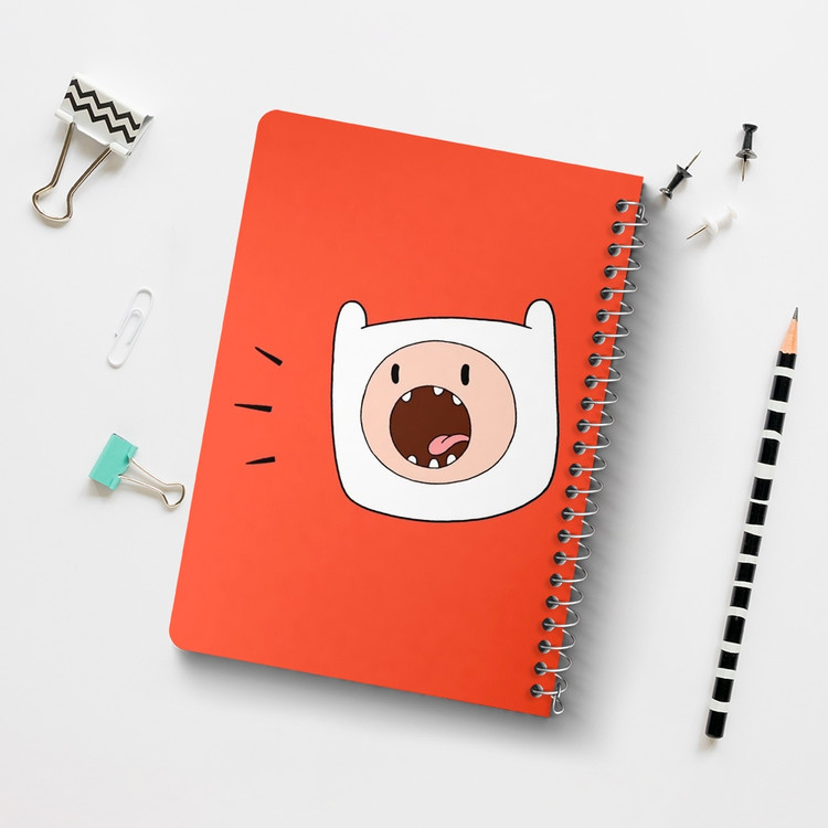 دفتر لیست خرید 50 برگ خندالو طرح فین وقت ماجراجویی Adventure Time کد 20827