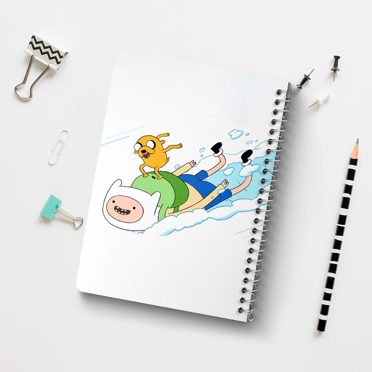 دفتر لیست خرید 50 برگ خندالو طرح جیک و فین وقت ماجراجویی Adventure Time کد 20812