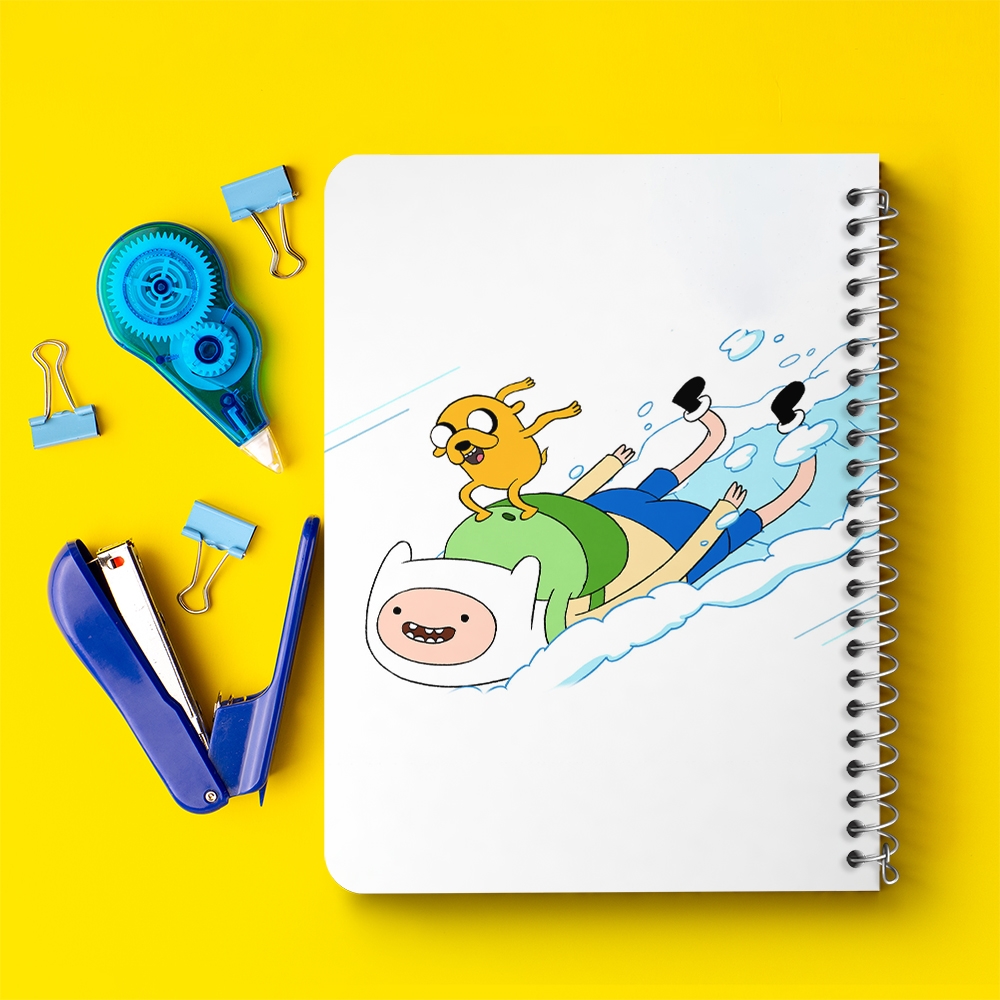 دفتر لیست خرید 50 برگ خندالو طرح جیک و فین وقت ماجراجویی Adventure Time کد 20812