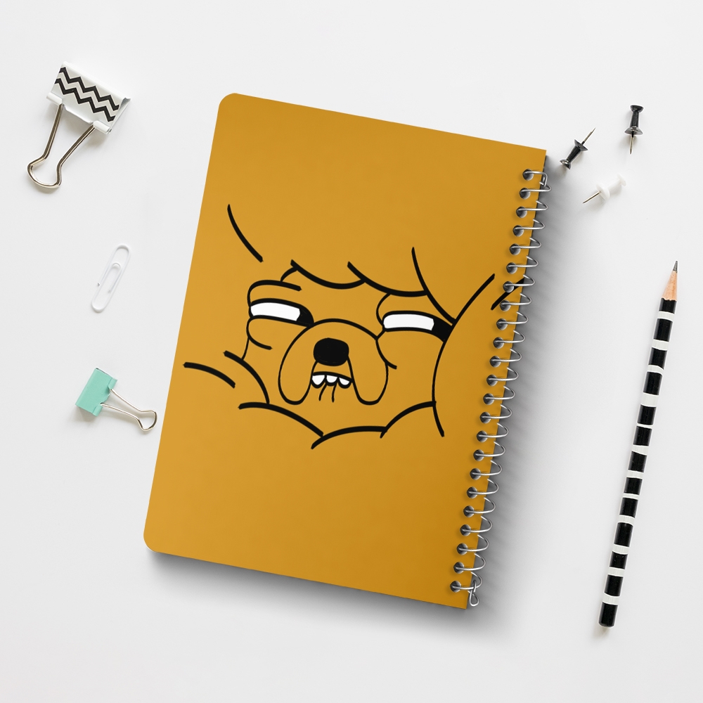 دفتر لیست خرید 50 برگ خندالو طرح جیک وقت ماجراجویی Adventure Time کد 20811
