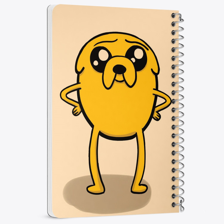 دفتر لیست خرید 50 برگ خندالو طرح جیک وقت ماجراجویی Adventure Time کد 20809