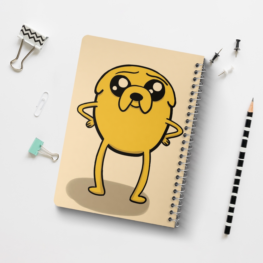 دفتر لیست خرید 50 برگ خندالو طرح جیک وقت ماجراجویی Adventure Time کد 20809