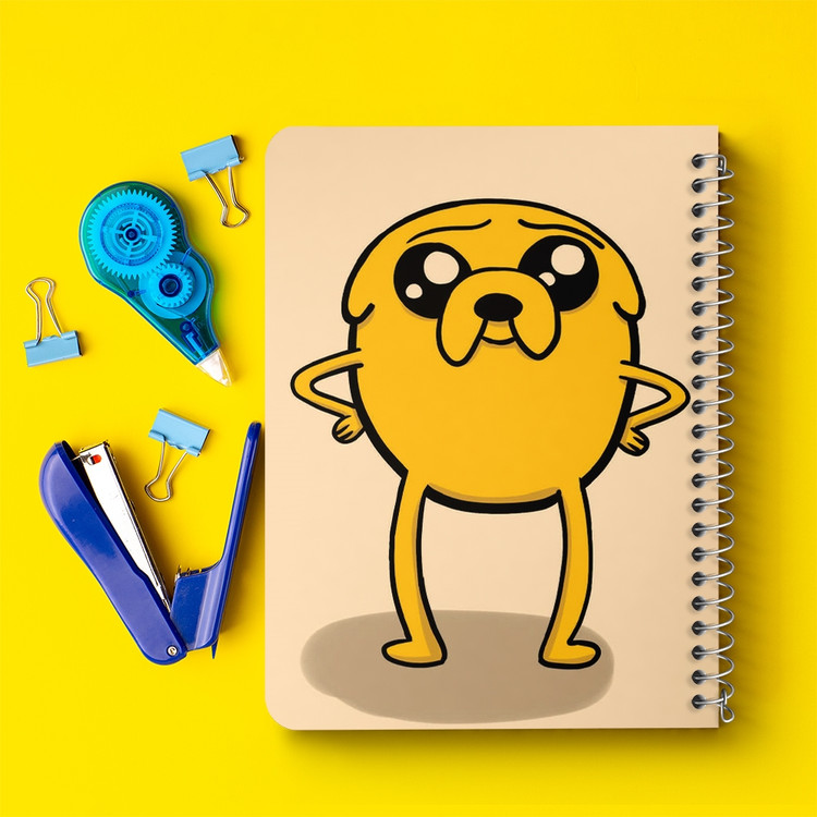 دفتر لیست خرید 50 برگ خندالو طرح جیک وقت ماجراجویی Adventure Time کد 20809