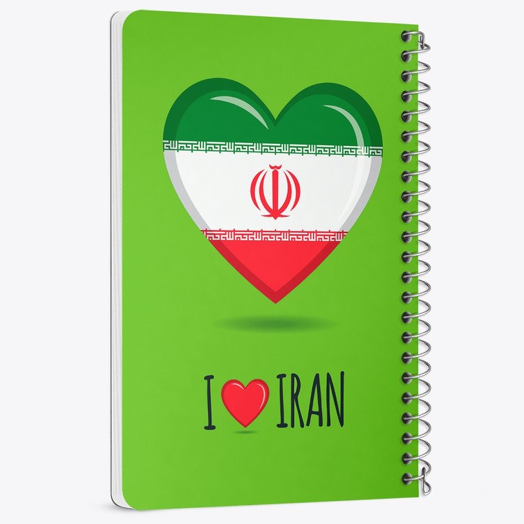 دفتر لیست خرید 50 برگ خندالو طرح پرچم ایران کد 20523
