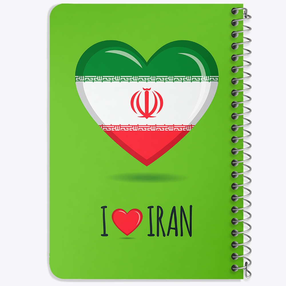 دفتر لیست خرید 50 برگ خندالو طرح پرچم ایران کد 20523