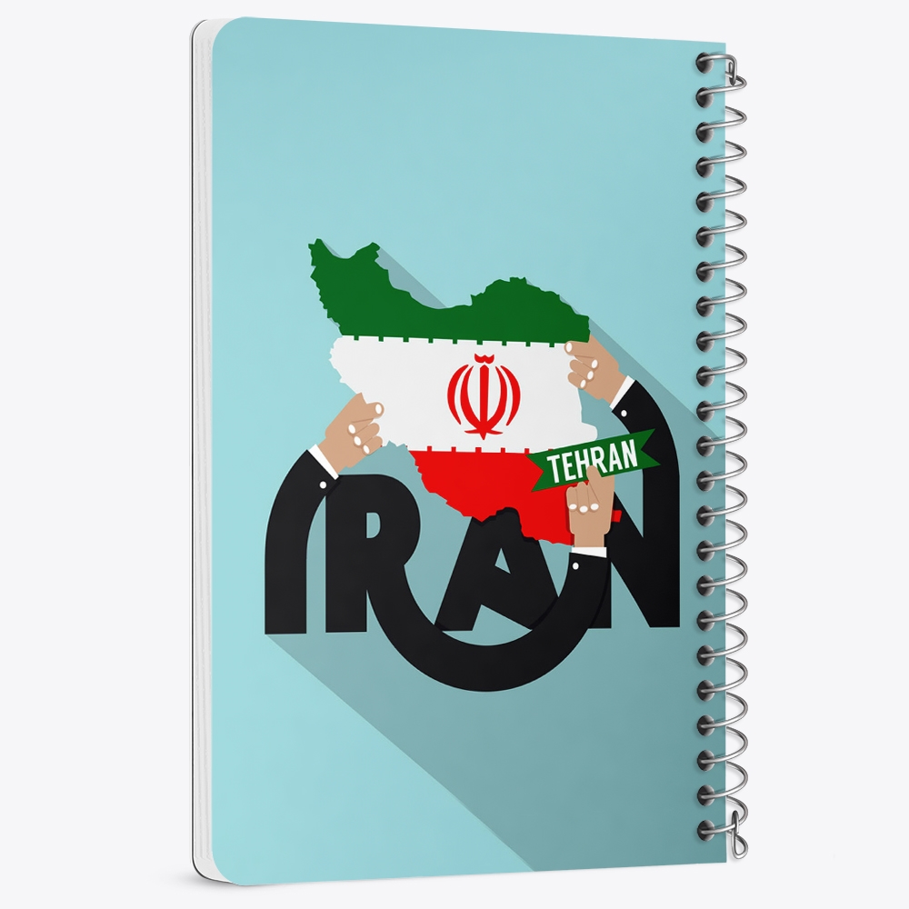 دفتر لیست خرید 50 برگ خندالو طرح پرچم ایران کد 20512