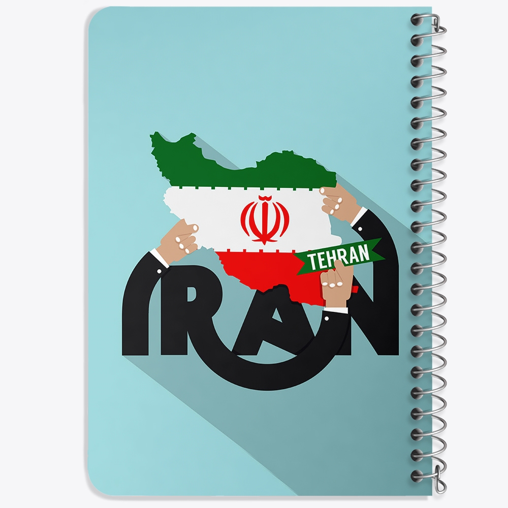 دفتر لیست خرید 50 برگ خندالو طرح پرچم ایران کد 20512