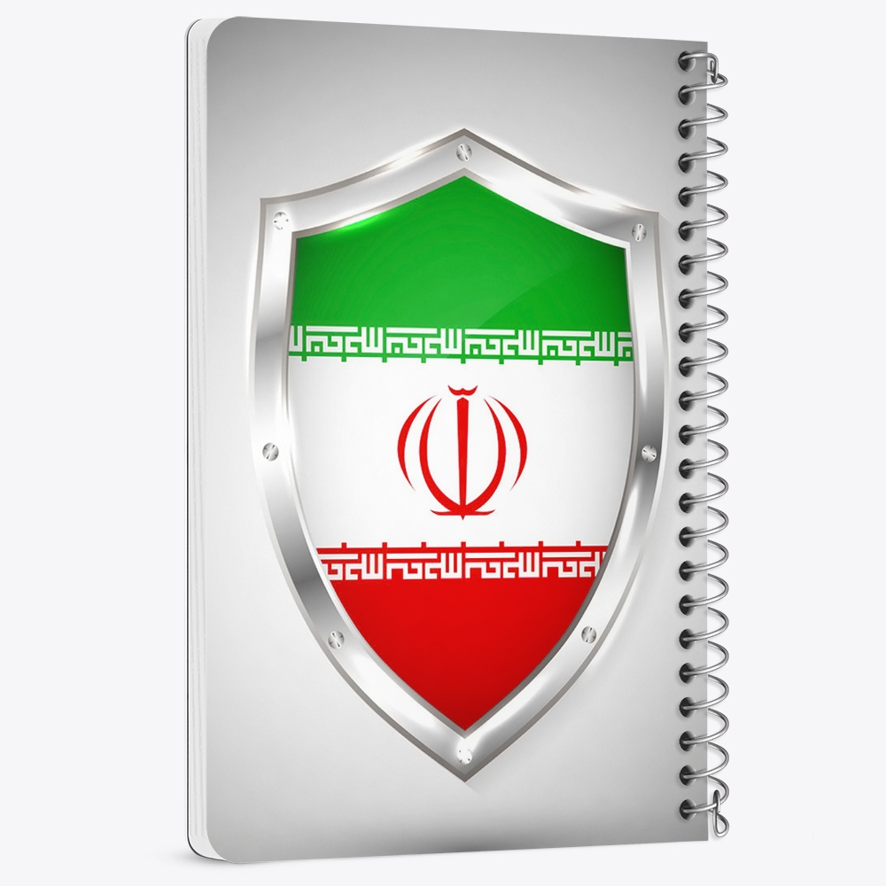 دفتر لیست خرید 50 برگ خندالو طرح پرچم ایران کد 20511