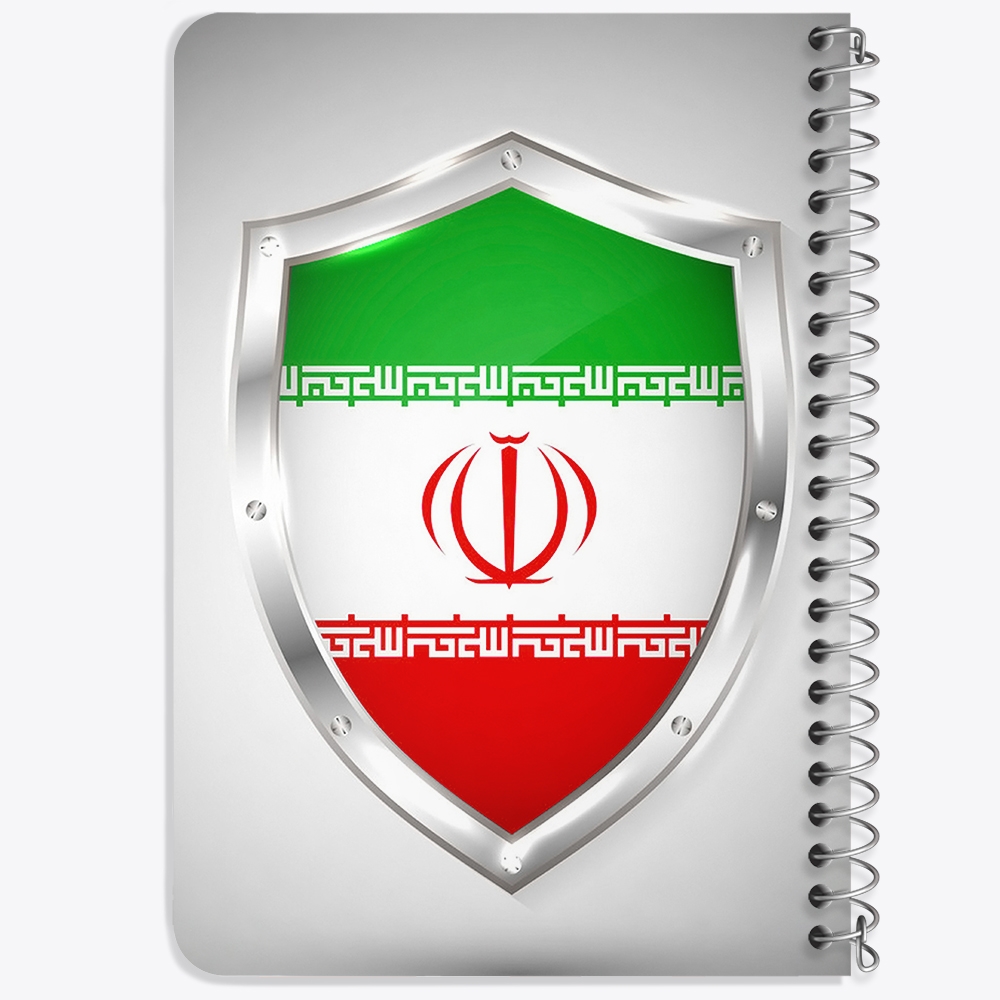 دفتر لیست خرید 50 برگ خندالو طرح پرچم ایران کد 20511