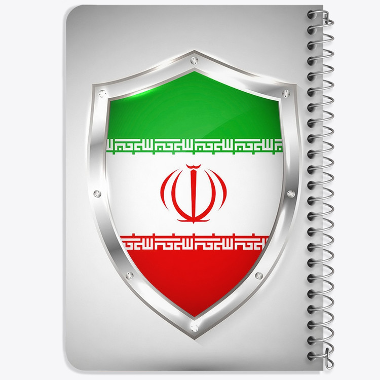 دفتر لیست خرید 50 برگ خندالو طرح پرچم ایران کد 20511