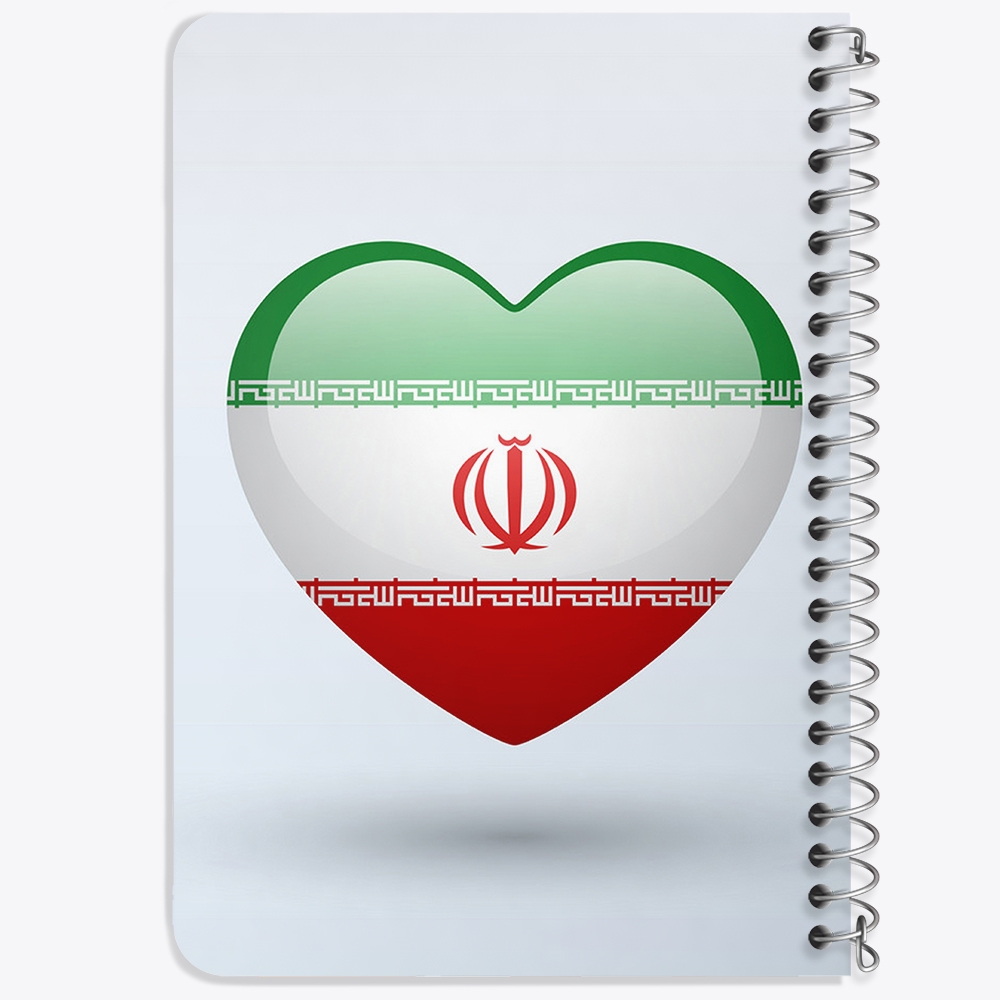 دفتر لیست خرید 50 برگ خندالو طرح پرچم ایران کد 20507