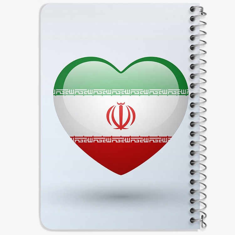 دفتر لیست خرید 50 برگ خندالو طرح پرچم ایران کد 20507