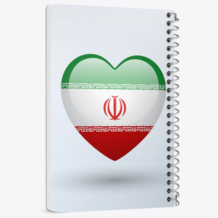 دفتر لیست خرید 50 برگ خندالو طرح پرچم ایران کد 20507