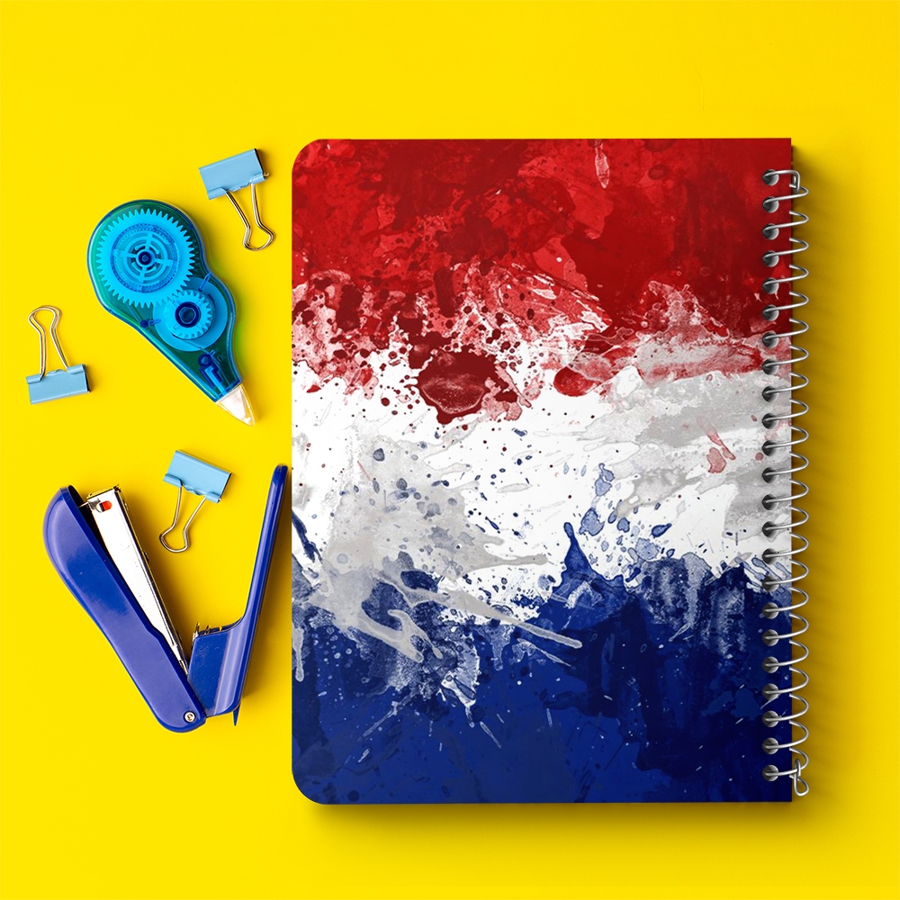 دفتر لیست خرید 50 برگ خندالو طرح پرچم هلند کد 20470
