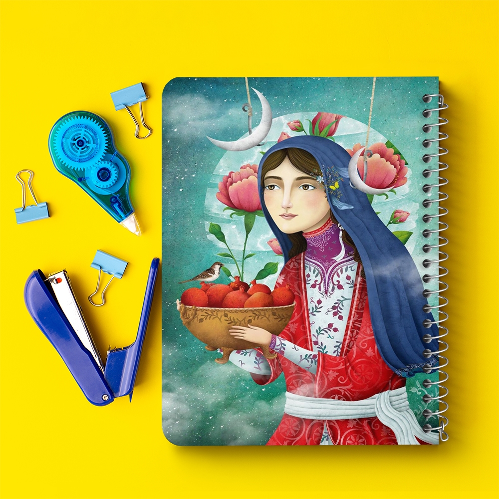 دفتر لیست خرید 50 برگ خندالو طرح شب یلدا کد 20406