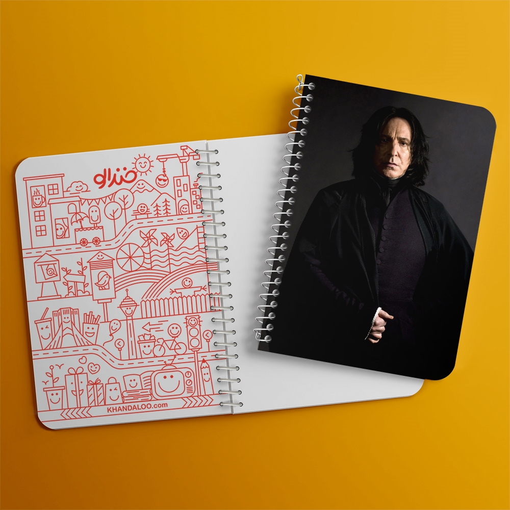 دفتر لیست خرید 50 برگ خندالو طرح اسنیپ هری پاتر Harry Potter کد 19362
