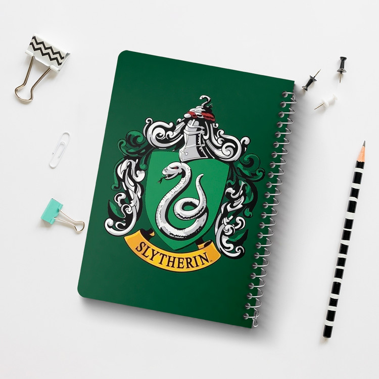 دفتر لیست خرید 50 برگ خندالو طرح اسلیترین هری پاتر Harry Potter کد 19360