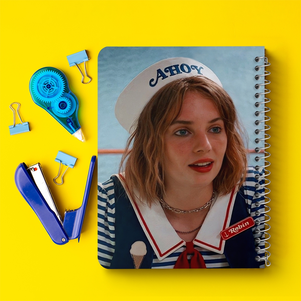 دفتر لیست خرید 50 برگ خندالو طرح رابین سریال استرنجر تینگز Stranger Things کد 19347