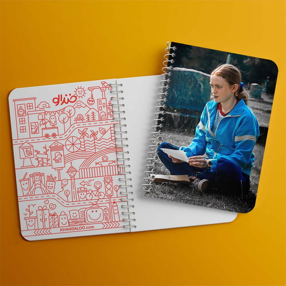 دفتر لیست خرید 50 برگ خندالو طرح مکس سریال استرنجر تینگز Stranger Things کد 19337