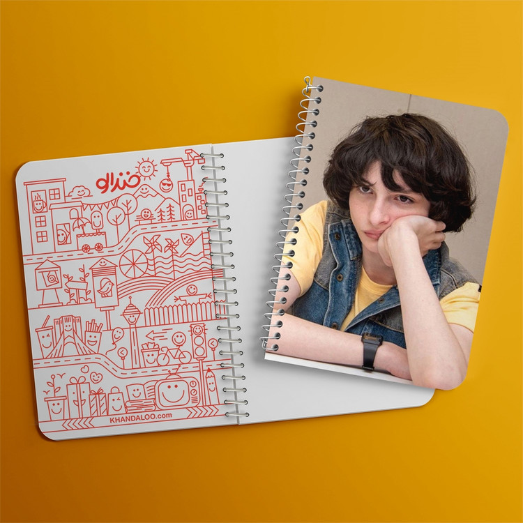 دفتر لیست خرید 50 برگ خندالو طرح مایک سریال استرنجر تینگز Stranger Things کد 19325