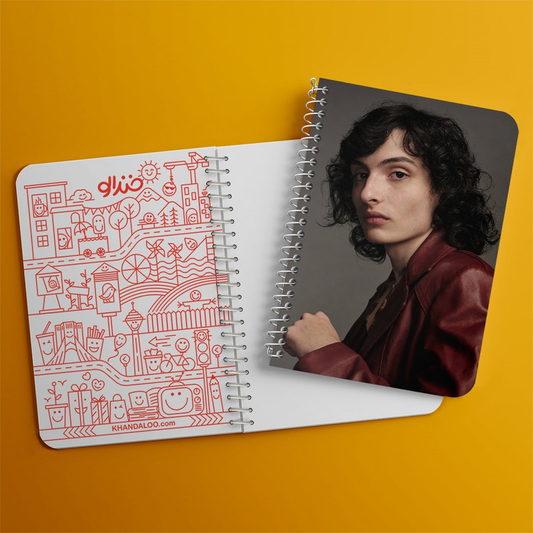 دفتر لیست خرید 50 برگ خندالو طرح فین سریال استرنجر تینگز Stranger Things کد 19324