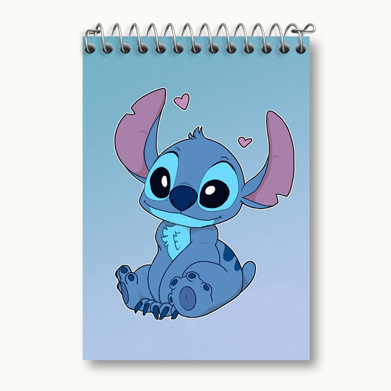 دفتر یادداشت 50 برگ خندالو مدل استیچ (Stitch) کد 37184