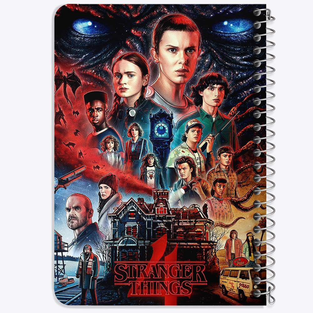 دفتر لیست خرید 50 برگ خندالو طرح سریال استرنجر تینگز Stranger Things کد 19302