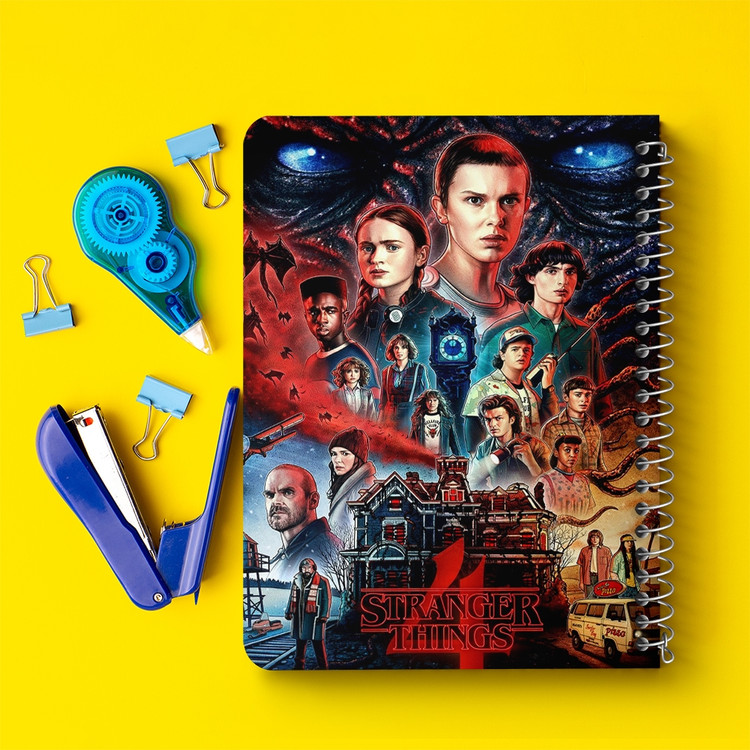 دفتر لیست خرید 50 برگ خندالو طرح سریال استرنجر تینگز Stranger Things کد 19302