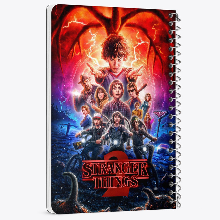 دفتر لیست خرید 50 برگ خندالو طرح سریال استرنجر تینگز Stranger Things کد 19301