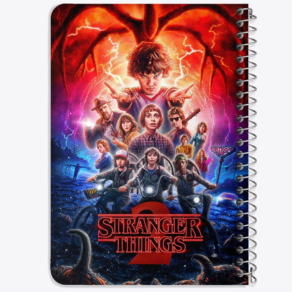 دفتر لیست خرید 50 برگ خندالو طرح سریال استرنجر تینگز Stranger Things کد 19301