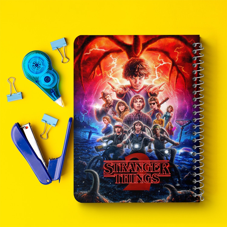 دفتر لیست خرید 50 برگ خندالو طرح سریال استرنجر تینگز Stranger Things کد 19301