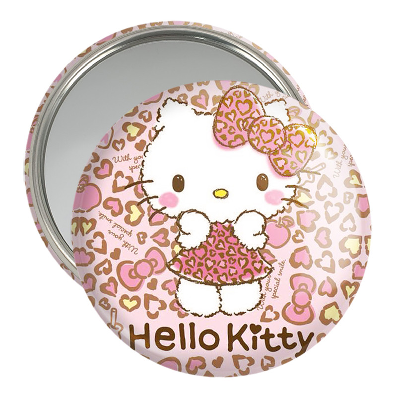 آینه جیبی خندالو مدل هلو کیتی Hello Kitty  کد 2498