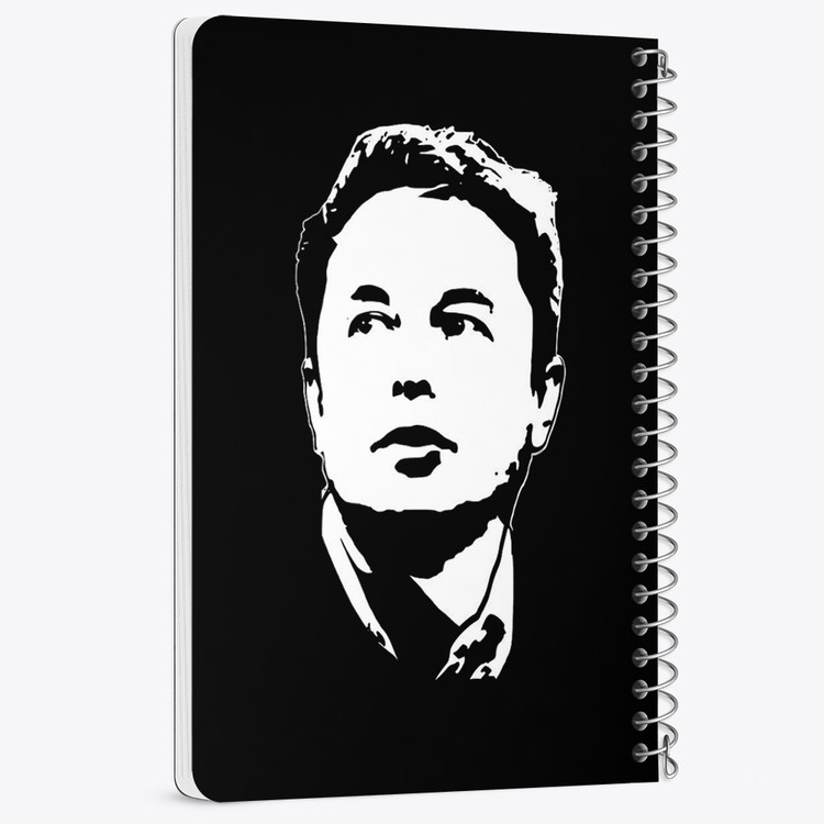 دفتر لیست خرید 50 برگ خندالو طرح ایلان ماسک Elon Musk کد 10924